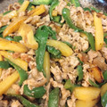 rie0x0's cooksnap of when they made 簡単節約☆豚コマとジャガイモで♪青椒肉絲.