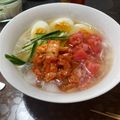 Rukag's cooksnap of when they made ぶっかけ韓国冷麺風そうめん.
