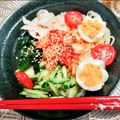 東京のブルーインプ's cooksnap of when they made 【ダイエット中に！】糖質0麺で冷麺風.