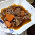 おにもつちゃん's cooksnap of when they made 牛すじ肉の赤ワイン煮込み♪.