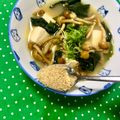 ふたごゆき's cooksnap of when they made スープに擦り胡麻～♪♪.