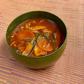 島子☆'s cooksnap of when they made 旨みたっぷり♪トマト味噌汁.