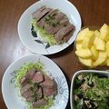 よちりん's cooksnap of when they made 焼いてのせるだけ！簡単柔らかステーキ丼.