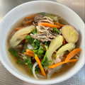 azbjbn's cooksnap of when they made セロリと舞茸の野菜たっぷりコンソメスープ.