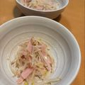 kokko37's cooksnap of when they made レンジで簡単☆もやしとハムの中華サラダ。.