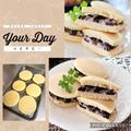 runa10's cooksnap of when they made クッキー&クリーム&胡桃アイスサンド♪.