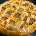 ちほ's cooksnap of when they made 生地から作る☆手作りアップルパイ♡.