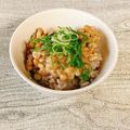 さくらん餅's cooksnap of when they made ヘルシー！ふっくら豆ごはんｄｅ納豆丼.