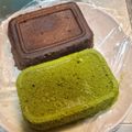 千威's cooksnap of when they made レンジで3分！おから蒸しパン♪ココア抹茶.