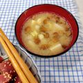 在宅勤務のおじさん's cooksnap of when they made 【おみそ汁】豆腐となめこのお味噌汁.