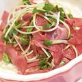 ともりん0203's cooksnap of when they made 牛タン＆カイワレ大根♪ポン酢和え.
