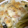 450μmの天体観測's cooksnap of when they made エビとほうれん草のドリア.