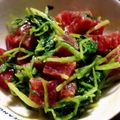 ☆k☆o☆r☆o's cooksnap of when they made まぐろとセリの辛子味噌和え。.