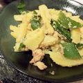 竜ヶ崎桃華's cooksnap of when they made じゃが芋とスナップエンドウのたらこあえ♪.