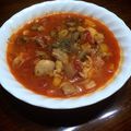 きりんタン817's cooksnap of when they made 夏野菜☆オクラと鶏肉のガンボスープ.