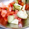 むぴょこぴょこん's cooksnap of when they made トマトときゅうりのサラダ.