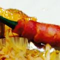 ゆみらんたん's cooksnap of when they made オクラのベーコン巻き.