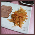 ＴＯＭＯＷＡＴ's cooksnap of when they made 茗荷と人参ｺﾞﾏ油ｻｻｯと炒めﾋﾟﾘﾘ味.