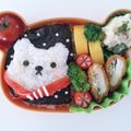 めいぶー★'s cooksnap of when they made キャラ弁☆冬ごもりシロクマ君.