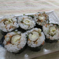 miyuki12's cooksnap of when they made ★紀文「焼きちくわ」★で海苔巻き★.