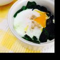 うみのらあこ's cooksnap of when they made 3分!朝食に❤ほうれん草のココット❤.