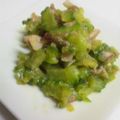 はっぴーはりぼ's cooksnap of when they made しゃきしゃきゴーヤーのシンプル炒め.