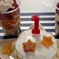 yunatan1211's cooksnap of when they made 1歳の誕生日ケーキ.