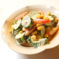 sacoママ's cooksnap of when they made カニカマ×胡瓜のスイチリマヨ和え.