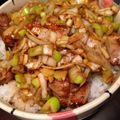 y0ෆ⃛0u's cooksnap of when they made ＊焼き鳥丼＊.