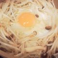 koutamama☆'s cooksnap of when they made 簡単すぎ！節約☆もやしで巣籠もり卵.