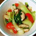 ＭＯＫＯＳＮＯＷ's cooksnap of when they made チンゲン菜の中華風炒め.