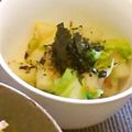 olive11's cooksnap of when they made ＊白菜のお浸し　梅風味＊.