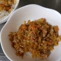 smile1269's cooksnap of when they made キャベツと豚ひき肉の甘辛炒め丼.
