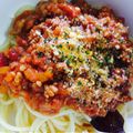 おくまらん's cooksnap of when they made 簡単本格ミートソース ♡(｡￫∀￩｡)♡.