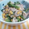 memgeg's cooksnap of when they made 春の彩り✿豚肉と菜の花のシンプル炒め♫.