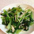 ちはるき27's cooksnap of when they made たったの5分！小松菜とエノキのお浸し★.