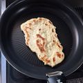 めこたむむ's cooksnap of when they made 材料4つ!フライパンで速攻‼︎簡単ナン☻.