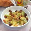 ☆あいちゃん's cooksnap of when they made シナモン香る〜キウイとレーズンヨーグルト.