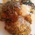 ふぁりこ's cooksnap of when they made 青しそ香る！豆腐と鶏挽肉のつくねバーグ.