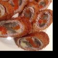 OCOOK's cooksnap of when they made ロールとんかつ　野菜チーズ巻.