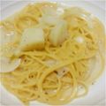 ぴぴぽぽぱ's cooksnap of when they made 残りものアレンジ♪　シチューパスタ.