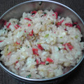 菊ノ華's cooksnap of when they made ✿天かすと桜エビのめんつゆおにぎり✿.