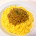 ＊SAE＊'s cooksnap of when they made 味噌味のミートスパゲティ.