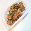☆雪矢☆'s cooksnap of when they made 簡単！サーモンのネギ塩にんにく和え.