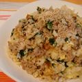 mybinue's cooksnap of when they made ほうれん草チャーハン.