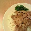 saya-'s cooksnap of when they made 普通のしょうが焼き.