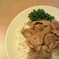 saya-'s cooksnap of when they made 普通のしょうが焼き.