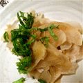 花椒's cooksnap of when they made 簡単！ヤーコンと大葉の梅肉サラダ☆.