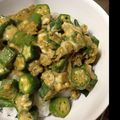 Sacco2121's cooksnap of when they made 新食感♡レンジでオクラと卵のふわとろ丼.
