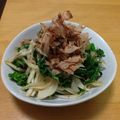 misakkki's cooksnap of when they made 春の味♪菜の花と新玉ねぎのサラダ.